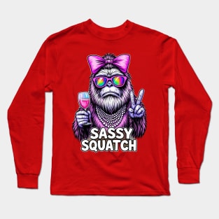 Sassy Squatch Long Sleeve T-Shirt